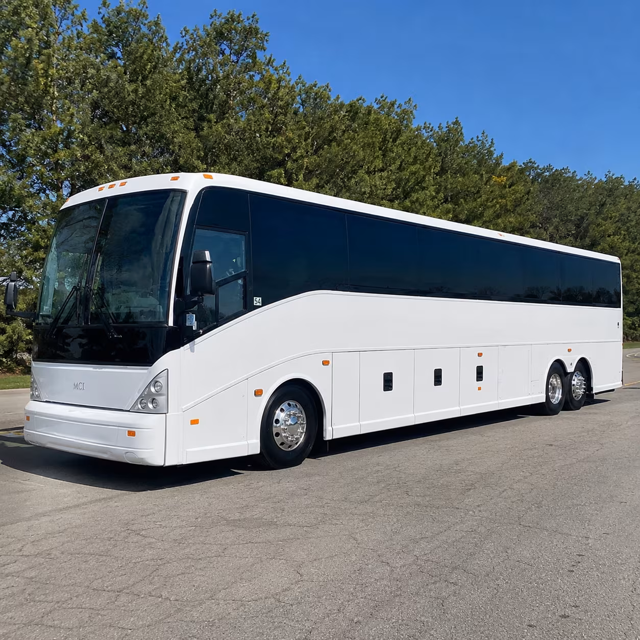 baytown charter bus rental exterior