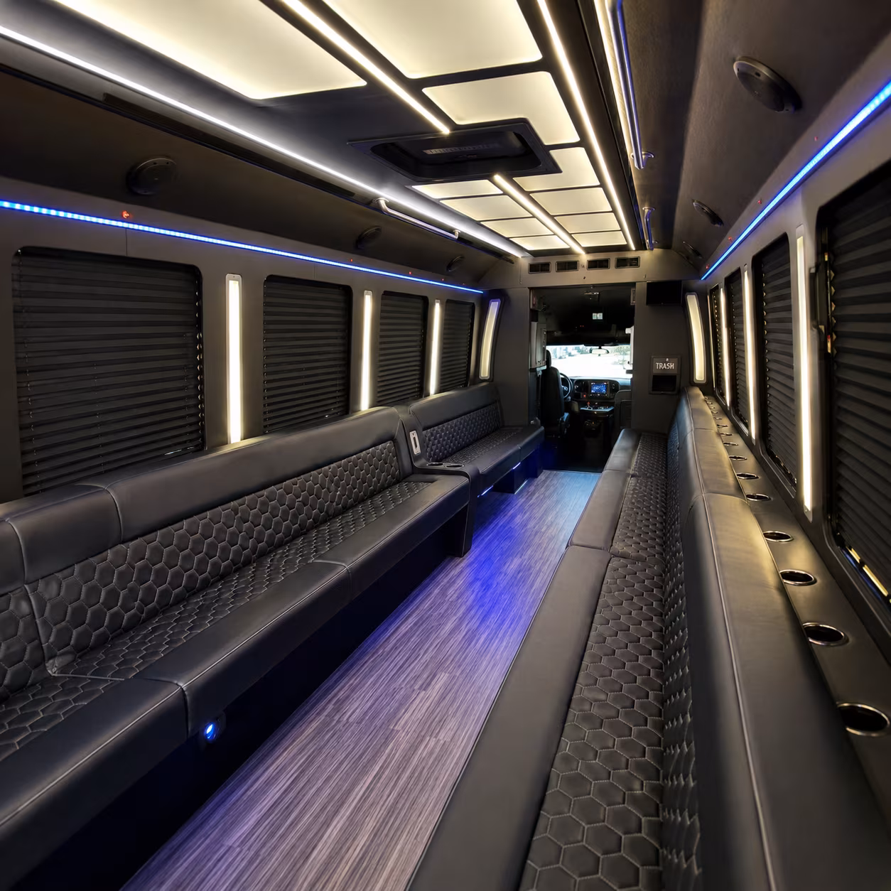 baytown party bus rentals inside
