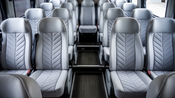 18 passenger minibus interior galveston