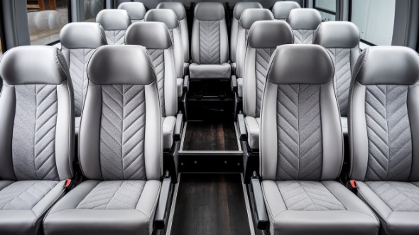 25 passenger minibus interior galveston