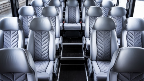28 passenger minibus interior galveston