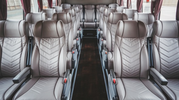 55 passenger charter bus interior galveston