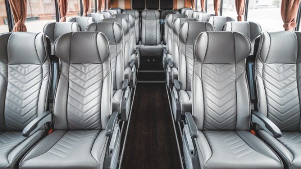56 passenger charter bus interior galveston