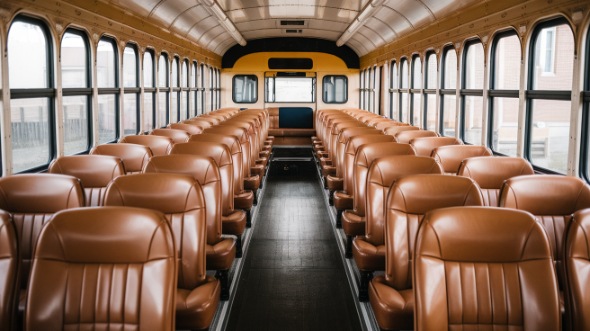 school bus rental inside galveston