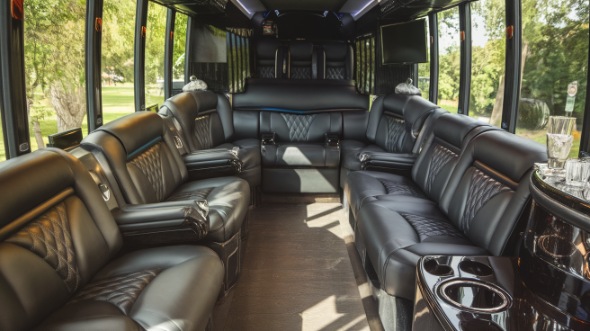 sprinter limo rental interior galveston